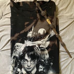 Harry Potter Reverse Tie Dyed Shirt